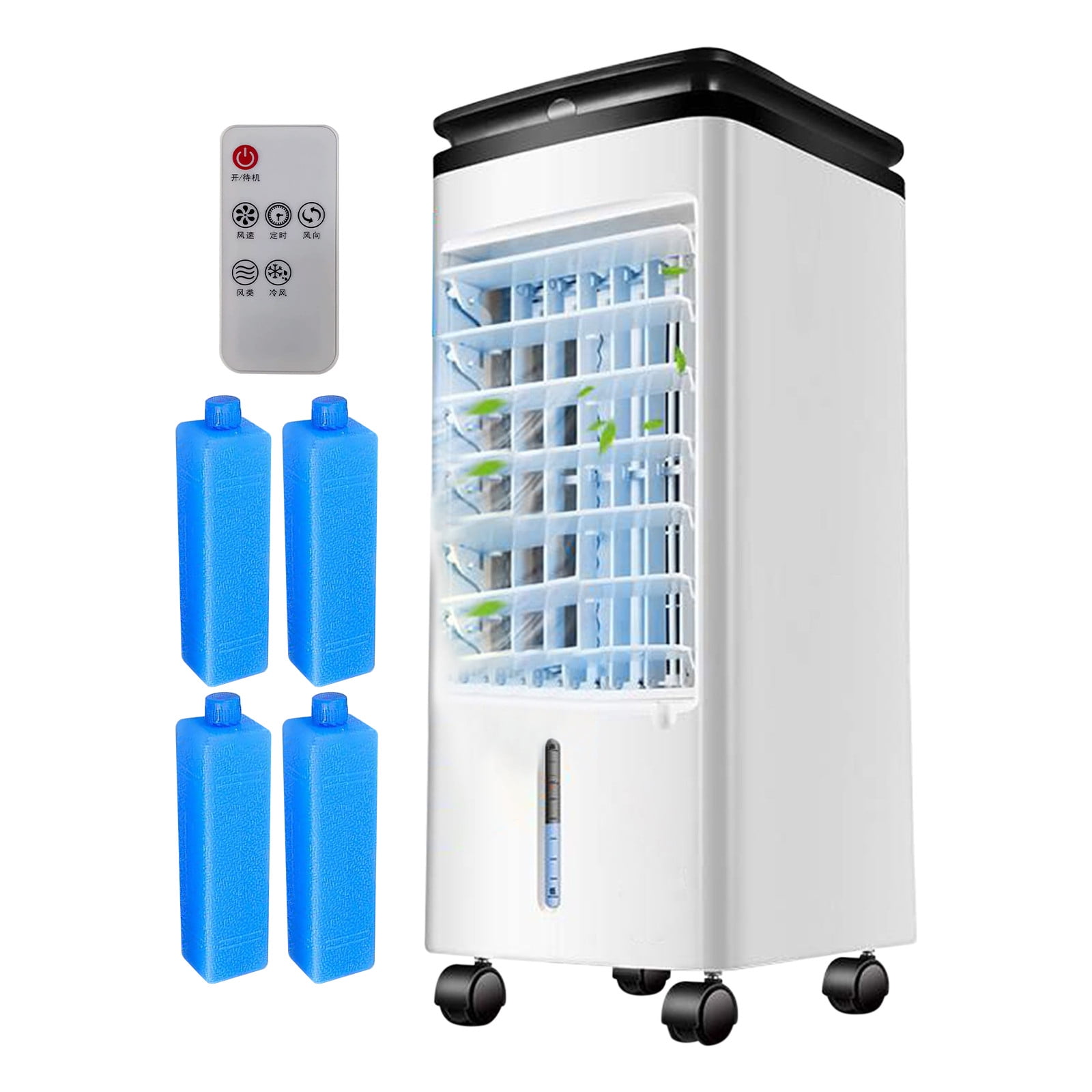 PHIGZNT Swamp Cooler, 3288CFM Evaporative Air Cooler with 10.6-Gal Water Tank, Evaporative Cooler with Water Level Alarm, 3 Speeds, 12H Timer, Air Cooler for Indoor Outdoor Patio Use(42IN)