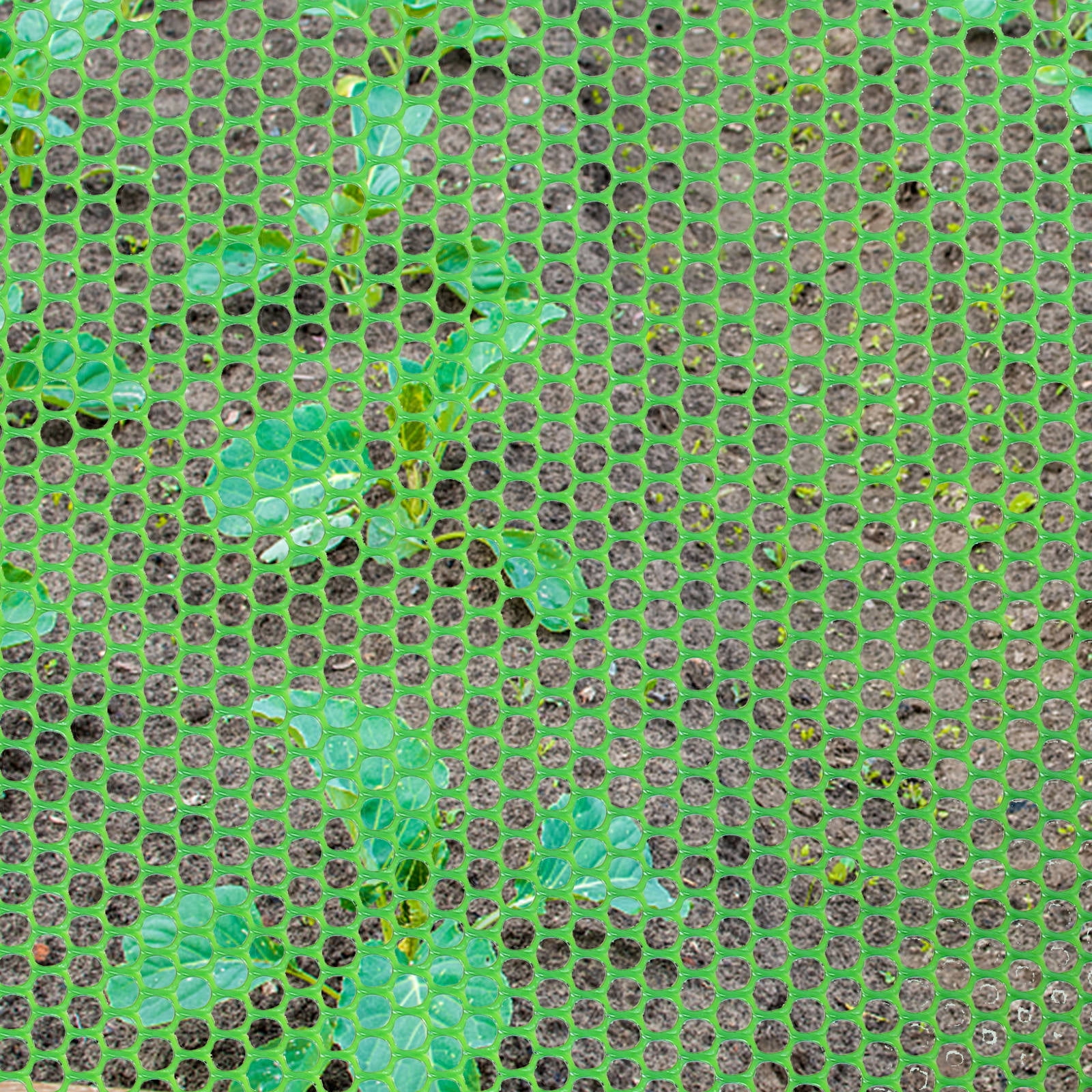 Masteelf Green Plastic Garden Fence Mesh Hexagonal Netting for Outdoor Use 1 Roll 50ft x 1ft