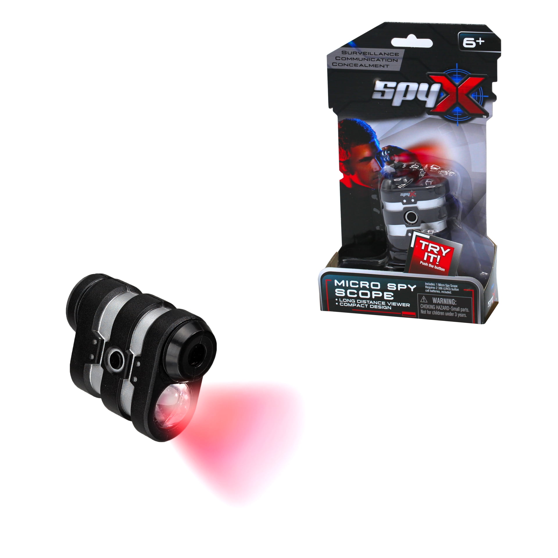 Underskrift lindre is SpyX / Micro Spy Scope - Powerful Mini Monocular With Light. Spy Toy. See  things from far away! Perfect addition for your spy gear collection! -  Walmart.com