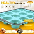 thumbnail image 3 of 12-Cup Silicone Muffin Pan for Baking - Premium Nonstick Muffin Tin with Metal Reinforced Frame, Easy to Clean Silicone Cupcake Molds, Dishwasher & Oven Safe BPA Free(Mint Green), 3 of 6