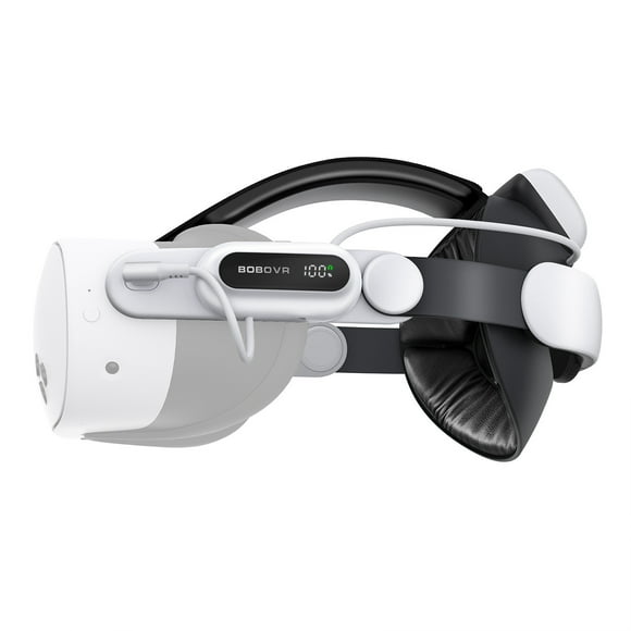 BOBOVR E3 Pro Battery Strap Accessories for Meta Quest3/3S,10000mah Hot Swappable Fast Charging Battery and 3.5mm Audio Expansion