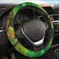 thumbnail image 4 of XMXT Beautiful Tropical Plant Steering Wheel Cover, Elastic Non-Slip Universal Fit Car Decor Accessories Protector for Auto SUV Trucks, 4 of 8