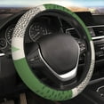 thumbnail image 5 of XMXT Green Abstract Floral Graffiti Steering Wheel Cover, Elastic Non-Slip Universal Fit Car Decor Accessories Protector for Auto SUV Trucks, 5 of 8