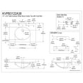 thumbnail image 2 of Kingston Brass KVPB3122A38 Wimbeldon 31" x 22" Solid Surface Vanity Top with Oval Sink (8" Faucet Drillings), Glossy White, 2 of 4