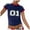 Z, variant on Xuewenshw Baby Tees For Women Tops Brazil Crop Top T Shirts Graphic Tees For Women Vintage 90s Streetwear Shirts Woman's Summer Tops