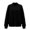 Black, variant on Womens Corduroy Bomber Jacket Lightweight Casual Ribbed Crew Neck Long Sleeve Zip Front Jacket Coats Comfort Loose Fit Short Layering Outerwear with Pockets