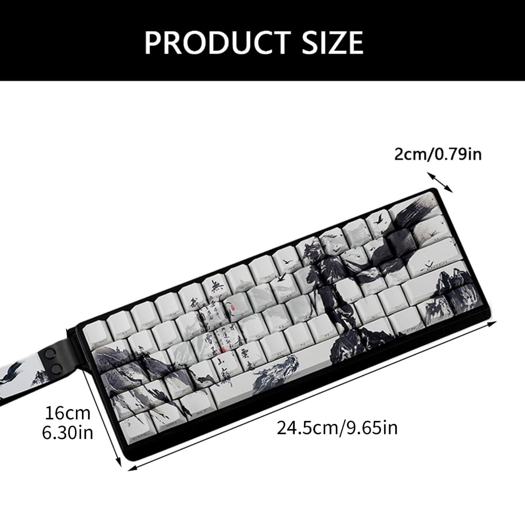 Original Profile Keycaps PBT Dyes Sublimations Side Printed With The legends of chusen Keycaps For 60% 68% Keyboards