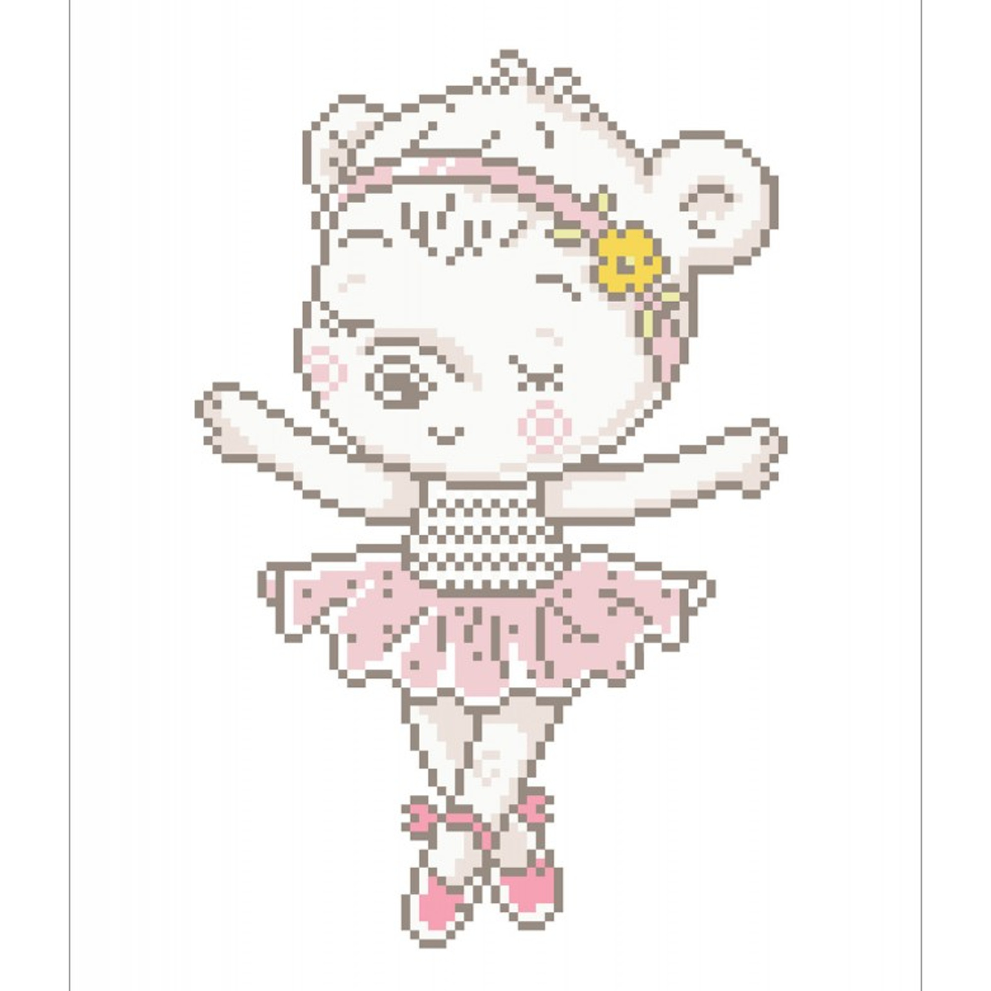 Diamond Dotz Ballet Bear Dance Diamond Painting Kits for Adults - Diamond Art Kits a Relaxing Creative Craft Kit with Dotz Gems  12.6"x12.6"