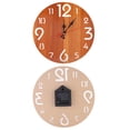 thumbnail image 2 of VIFERR Wall Clock Round Shape Wall Clock European Retro Style Decorative Hanging Clock for Home Office Bar, 2 of 8