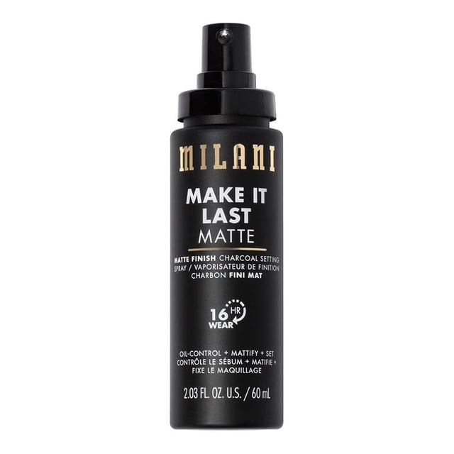 Spray fijador Milani Make it de maquillaje con carbón 60 ml
