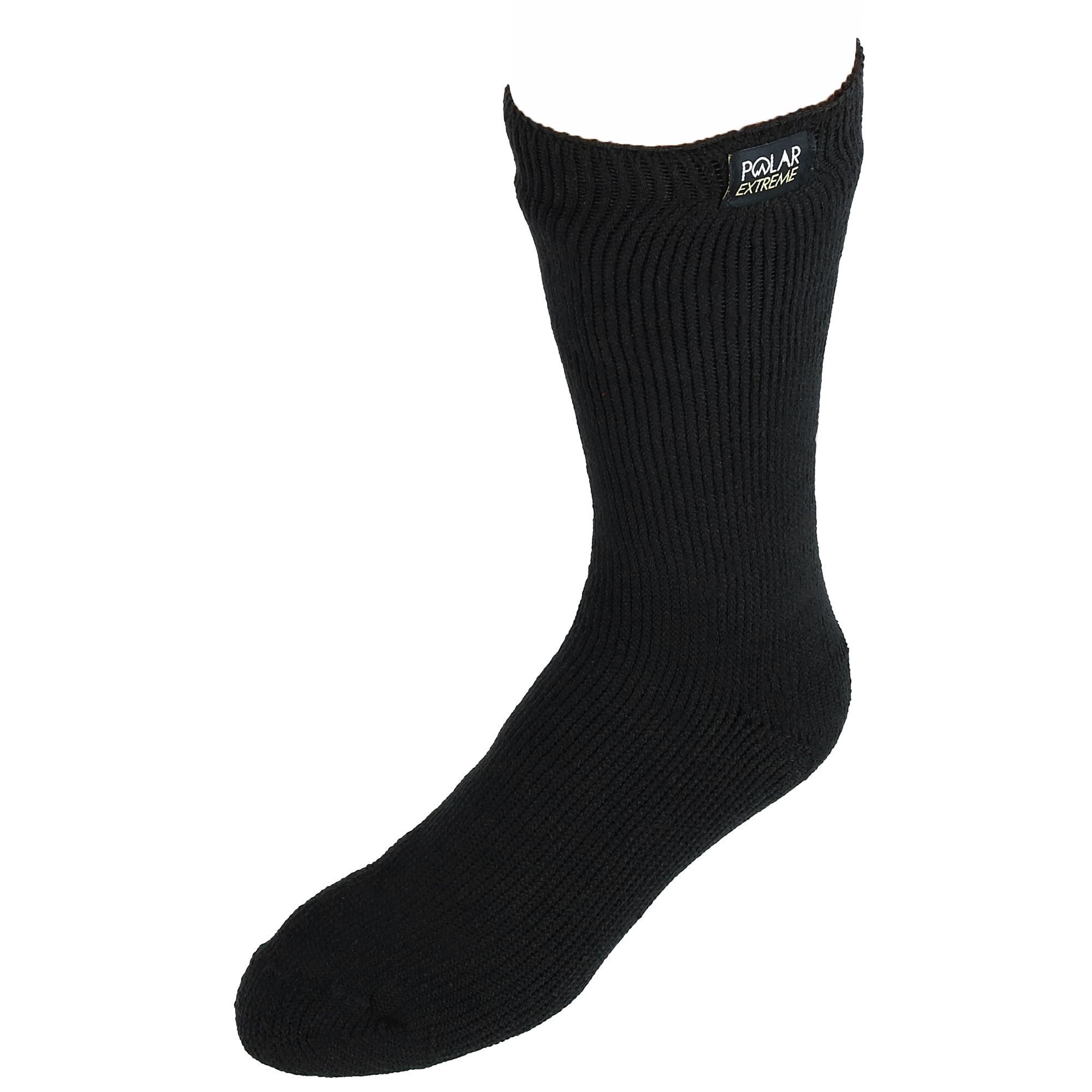Polar Extreme Men's Thermal Socks with Insulated Fleece Lining (3 Pair