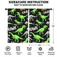 thumbnail image 2 of Blackout Kids Curtains,Cute Dinosaur Pattern Childrens Insulated Curtains Set Of 2,Bedroom Essentials,Toddler Room Decor 52x84in(132x213cm), 2 of 4