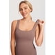 thumbnail image 4 of Body de Maternidad MOMANDA sin Mangas con Escote Cuadrado Marrón M, 4 of 6
