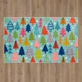 thumbnail image 2 of Mohawk Home Tree Scatter, Area Rug, Aqua, 2' 6" X 4' 2", 2 of 8