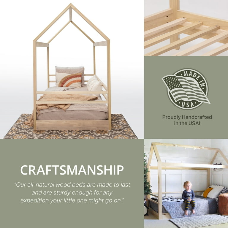 Twin bed raised frame discount