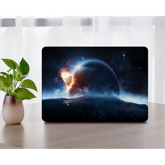 KSK KAISHEK Hard Case Shell Cover Compatible 2018/2019/2020/2021/2022 Rel. MacBook Air 13 inchs with Retina Display USB Type-C Model: A2337 m1 A2179 A1932 Galaxy A 0610 + Black Keyboard Cover
