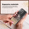 thumbnail image 4 of ULAK Glitter Case for iPhone 14 Pro Max, Clear Slim Shockproof Bumper Phone Case for Apple iPhone 14 Pro Max 2022 for Women Girls, Gold Glitter, 4 of 7