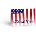 thumbnail image 1 of Patriotic Note Card - 10 Boxed USA Flag Cards & Envelopes - American Flag (Flag #2), 1 of 3