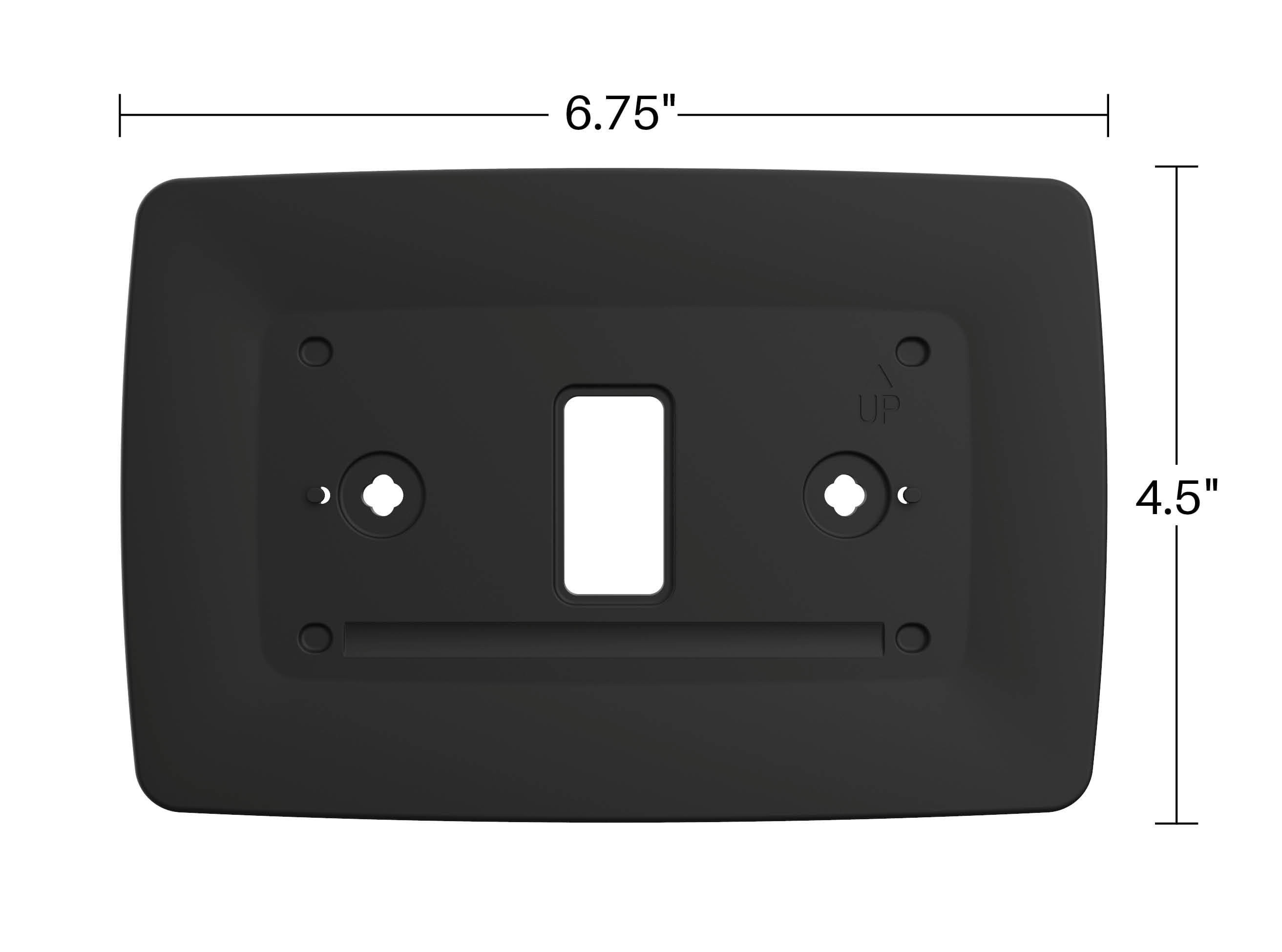 Sensi Wall Plate for Sensi Touch 2 and Sensi Lite Thermostats, Black