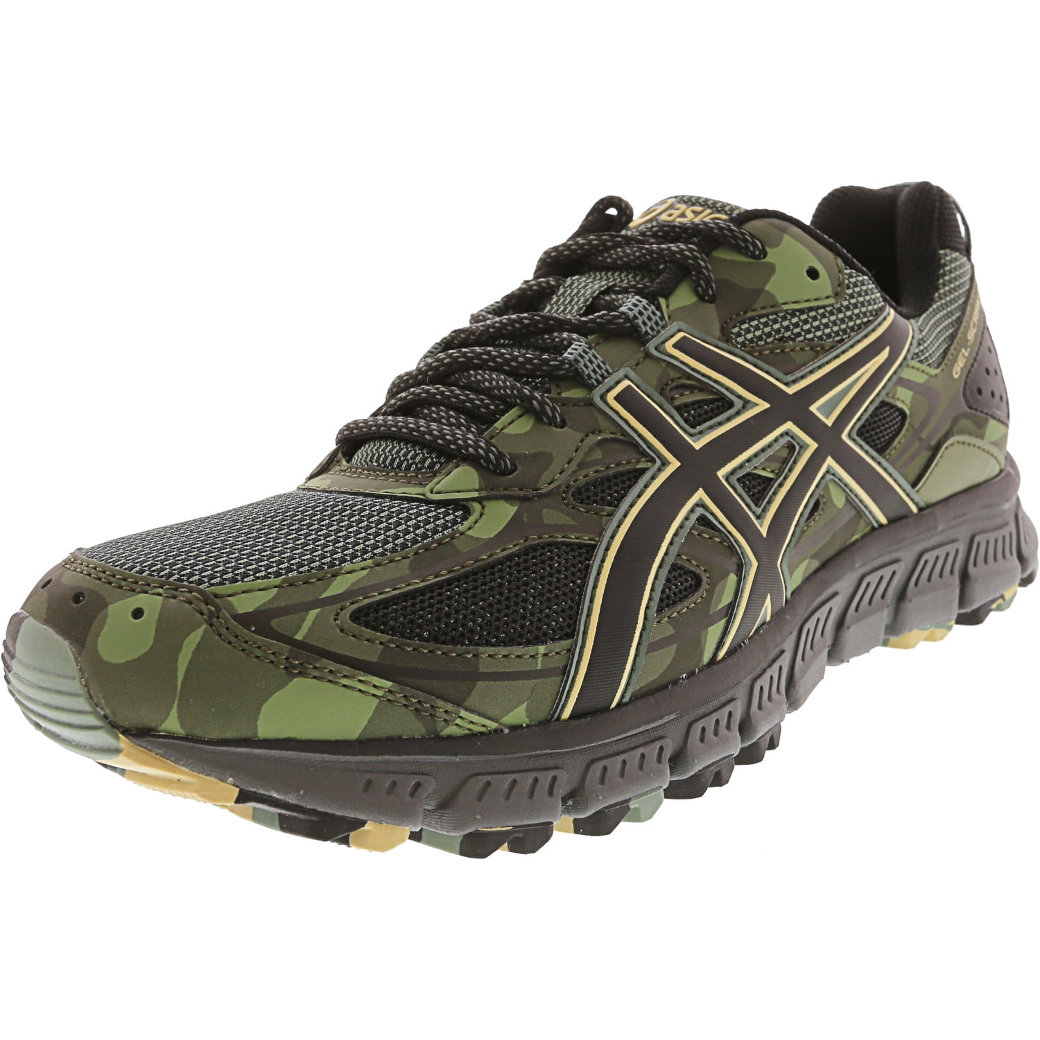 asics camouflage running shoes