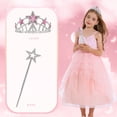 thumbnail image 5 of Marendyee Dress for Girls Pink Tulle and Sequin Dress for Kids Halloween Cosplay Costumes, 5 of 15