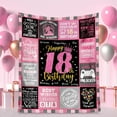 thumbnail image 2 of LHSHID Teenage Girls 18th Birthday Gifts Throw Blanket Happy 18th Birthday Decorations Blanket for Girls Birthday Gifts for 18 Year Old Girl Daughter Bestie Sister 30"x40", 2 of 7