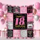thumbnail image 2 of LHSHID Teenage Girls 18th Birthday Gifts Throw Blanket Happy 18th Birthday Decorations Blanket for Girls Birthday Gifts for 18 Year Old Girl Daughter Bestie Sister 30"x40", 2 of 7