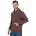 thumbnail image 2 of Turtle Bay New York Men's Jacquard Knit Shawl Collar Cardigan - Botton front with Pockets, 2 of 9