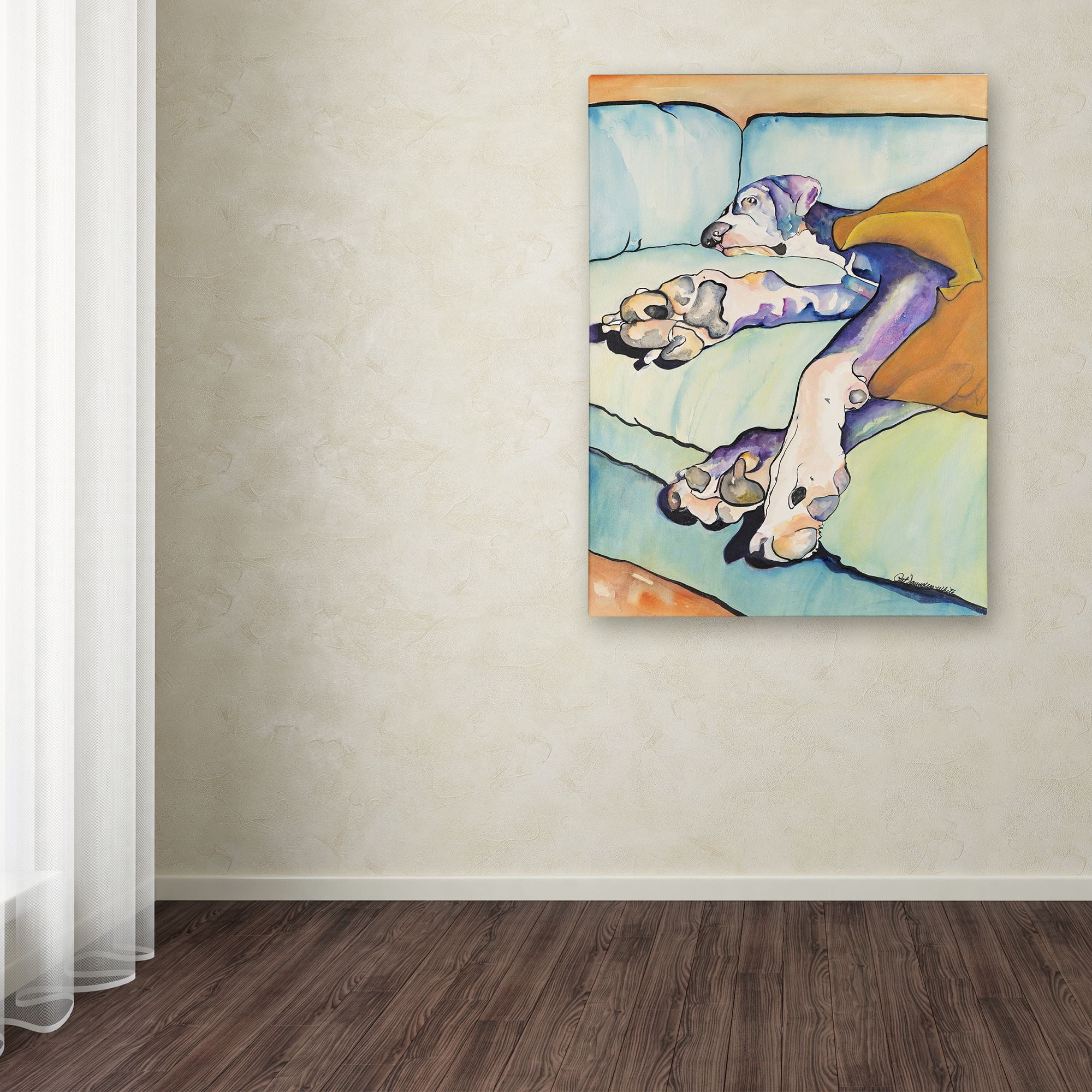 Trademark Fine Art "Sweet Sleep II" Canvas Art by Pat Saunders-White