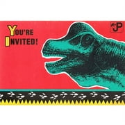 Various Jurassic Park Vintage 1992 Printed Invitations, 8ct