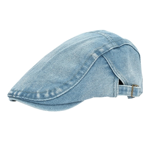 Womens Winter Beret Hats Men Cowboy Simple Peaked Cap Washed Breathable Forward Caps Berets Hat