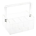 thumbnail image 2 of Huang Acrylic Portable Silverware Caddy, Clear, 2 of 5