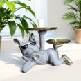 thumbnail image 2 of Ygjytge Bulldog Storage Decor Candy Misceláneas Resina Animal Escultura para El (Gris), 2 of 9