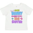 thumbnail image 3 of Inktastic Some Bunny is Going to Be a Big Sister with Bunny Ears and Flowers Girls Toddler T-Shirt, 3 of 5