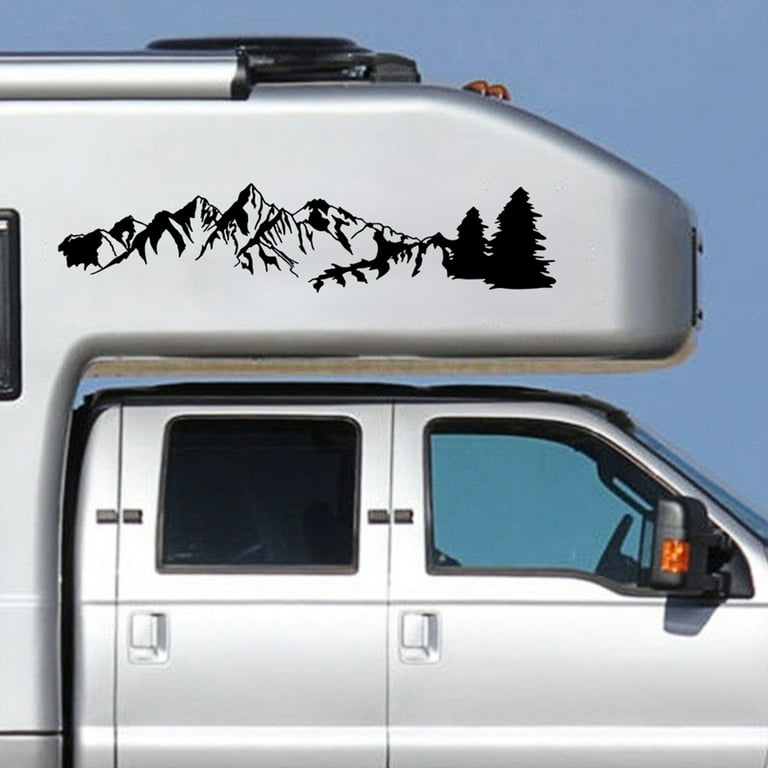 Caravan / Forest / Moon Motorhome Caravan Caravan Sticker Sticker