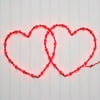 See All Holiday & Seasonal Items Window Decoration Lighted Double Heart 35 Lights 11 inches Plug-in