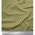 thumbnail image 1 of Soimoi Polyester Crepe Fabric Hand Drawn Line Shirting Printed Fabric 1 Yard 42 Inch Wide, 1 of 1