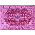 thumbnail image 1 of Ahgly Company Indoor Rectangle Medallion Pink Traditional Area Rugs, 2' x 4', 1 of 4