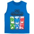 thumbnail image 3 of PJ Masks Boys 3 Piece Short Set PJ Masks Short Sleeve Shirt Tank Top Shirt and Shorts 3 Pack Bundle Set for Kids and Toddlers (Size 3T-8), 3 of 12