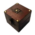 thumbnail image 1 of Brown Small Square With Screw At Corner Wood Mini Box, 1 of 1