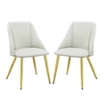 thumbnail image 1 of Silla auxiliar Simple Relax ACME, juego de 2 patas de metal blanco, 1 of 7