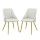 thumbnail image 1 of Silla auxiliar Simple Relax ACME, juego de 2 patas de metal blanco, 1 of 7
