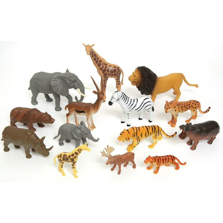 Zoo Troop Collectible Safari Animal 14-Piece Set photo 2