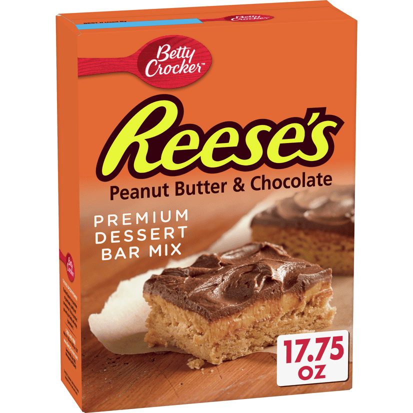 Betty Crocker Reese's Peanut Butter and Chocolate Dessert Bar Mix, 17.
