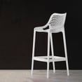 thumbnail image 4 of Compamia Air Patio Counter Stool in White, 4 of 8