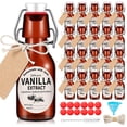 thumbnail image 1 of Set de botellas de vidrio con tapa abatible Vesici Amber 120 ml (12 juegos), 1 of 7
