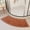 Brown, variant on Curved Shower Mats For Bathroom Soft Microfiber Quadrant Corner Bath Rug Water Absorbent Non Slip Bottom Carpet For Luxury Quadrant Circular Shower