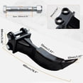 thumbnail image 4 of Metal Ripper Teeth, Unique Shape 2 Connecting Pins Mini Excavator Hook  for Breaking Stone for 0.8-1.5 Ton Excavators, 4 of 7