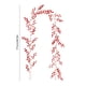 thumbnail image 3 of Vid De Frutos Rojos Espumosos Ramas De Ratán Navideñas De 175cm Con Bayas Rojas Escarchadas, Decoración Colgante Artificial Flexible Para Puerta, Pared Y Escalera (1 Unidad) Rkxzt, 3 of 6