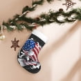 thumbnail image 7 of Salouo Largemouth Bass Fish in USA Print Christmas Stockings,Large Xmas Stocking Set of 1 Holiday and Farmhouse Stocking for Christmas Holiday Party Decoration(17.7*11 Inch), 7 of 7